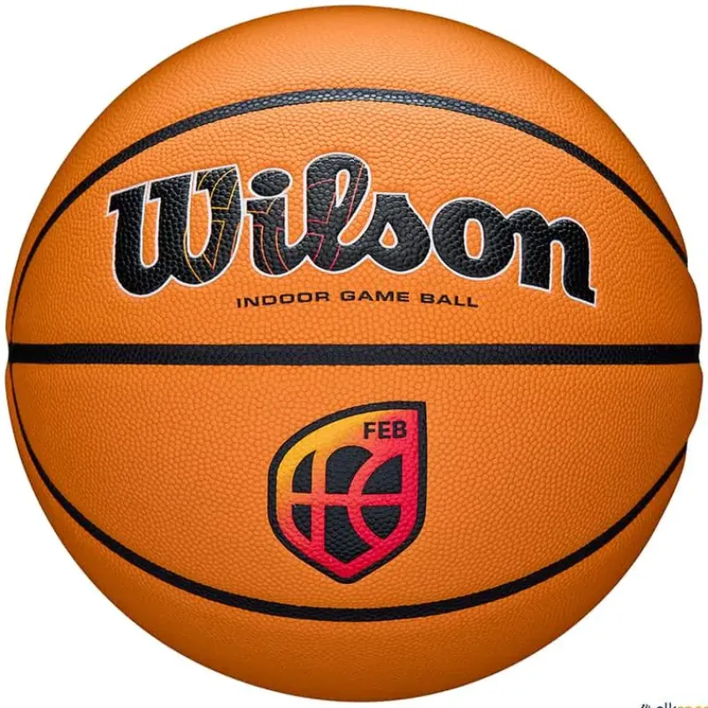 Wilson Balón baloncesto Evo NXT FIBA Game Ball FEB | Talla 7| Baloncesto|Baloncesto