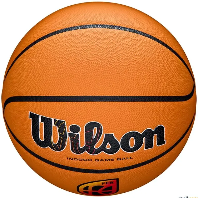Wilson Balón baloncesto Evo NXT FIBA Game Ball FEB | Talla 7| Baloncesto|Baloncesto