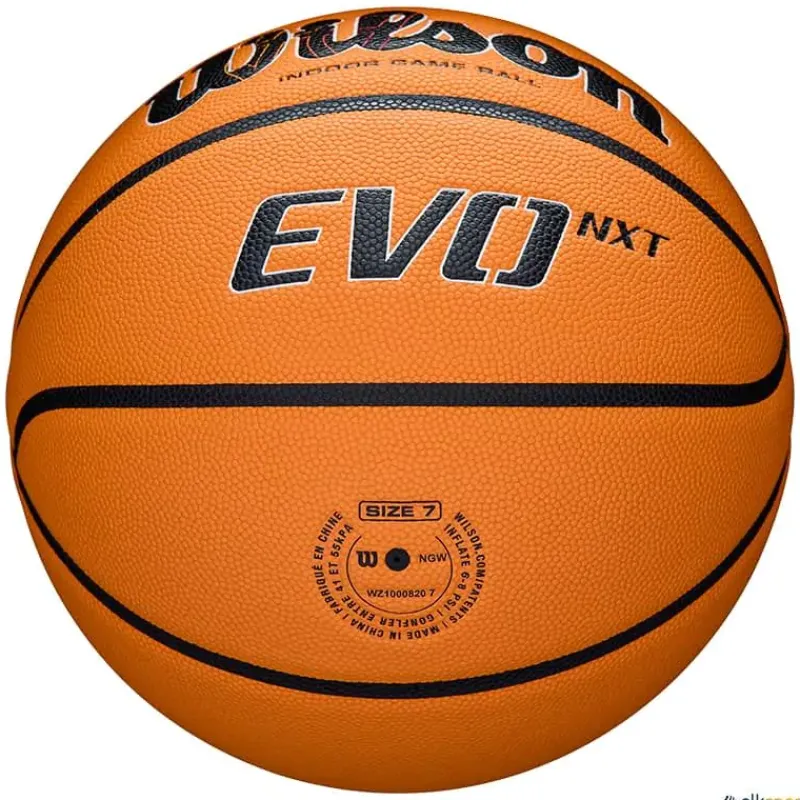 Wilson Balón baloncesto Evo NXT FIBA Game Ball FEB | Talla 7| Baloncesto|Baloncesto