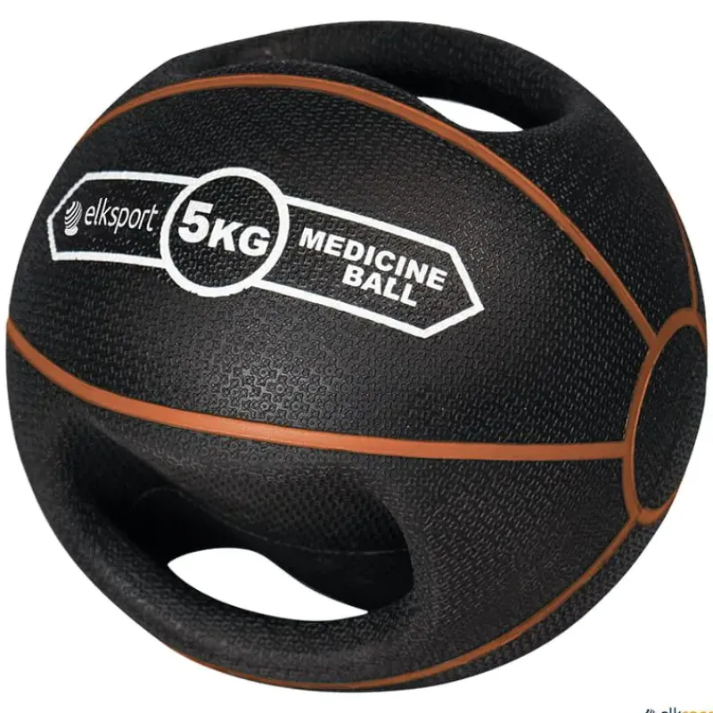 Elk Sport Balón medicinal con asas Premium| Balones Medicinales|Balones