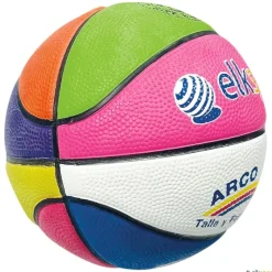 Elk Sport Nova Balón microbasket Nova arcoíris | Talla 3| Balones Iniciación Baloncesto|Baloncesto