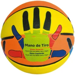 Elk Sport Nova Balón minibasket manos dibujadas Nova  | Talla 5| Balones Iniciación Baloncesto|Baloncesto