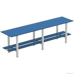 Banco fenólico con zapatero| Vestuario|Vestuario