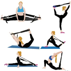 Banda de estiramientos ajustable| Entrenamiento|Estiramientos Y Elasticidad