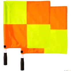 Elk Sport Banderines de linier a cuadros (2 unidades)| Arbitraje Deportivo|Fútbol