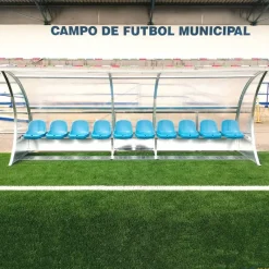 Banquillo con trasera de policarbonato| Banquillos