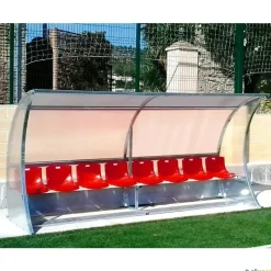 Banquillo con trasera de policarbonato| Banquillos