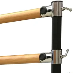 Barra de ballet portátil doble| Ballet