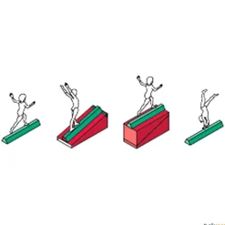 Elk Sport Barra de equilibrio de espuma| Formas Geométricas De Espuma|Módulos Gimnásticos