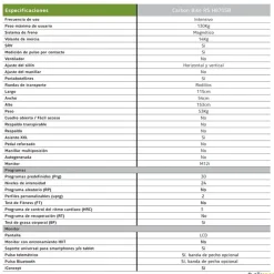 BH Bicicleta estática Carbon Bike RS H8705B| Bicicletas Estáticas