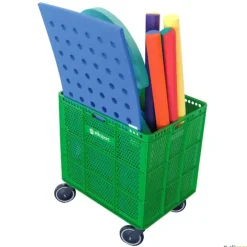 Elk Sport Cesta de plástico grande con ruedas| Almacenaje Y Transporte|Almacenaje