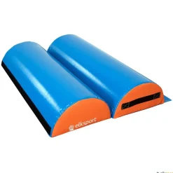 Elk Sport Cilindro en dos partes de espuma forrada cosida| Formas Geométricas De Espuma|Módulos Gimnásticos