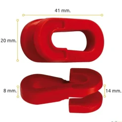 Elk Sport Clips sujeción redes (48 unidades)| Ganchos