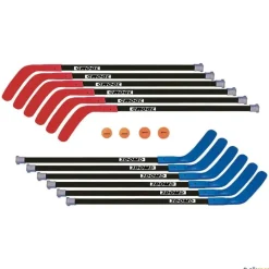 DOM Conjunto 12 sticks Excel + 2 pelotas + 2 pastillas| Hockey