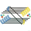 Conjunto 12 sticks iniciación + 6 bolas| Floorball
