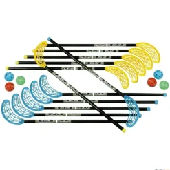 Conjunto 12 sticks Joy One + 6 bolas| Floorball