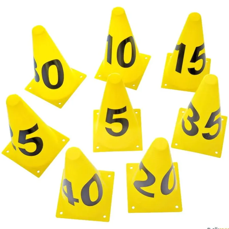 Vinex Conos numerados para medir lanzamientos| Atletismo