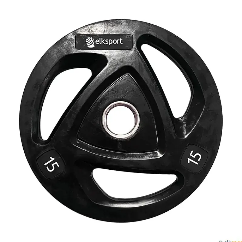 Elk Sport Disco olímpico de goma| Discos|Fuerza