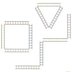 Elk Sport Escalera cuádruple de velocidad - agilidad| Escaleras De Velocidad|Velocidad / Agilidad