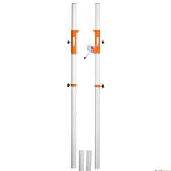 Elk Sport Juego 2 postes multideporte fijos hierro| Tenis|Bádminton