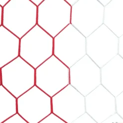 León de Oro Juego 2 redes fútbol 11 bicolor cajón hexagonal| Fútbol|Fútbol