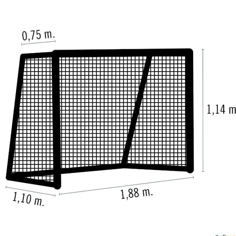 León de Oro Juego 2 redes hockey patines| Floorball Y Hockey|Floorball Y Hockey