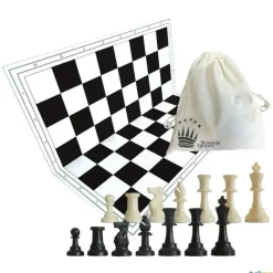 Juego ajedrez con bolsa de algodón| Juegos De Mesa|Ajedrez