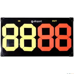 Elk Sport Marcador cambio de jugador reversible doble| Arbitraje Deportivo|Marcadores