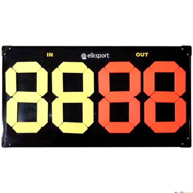 Elk Sport Marcador cambio de jugador reversible doble| Arbitraje Deportivo|Marcadores