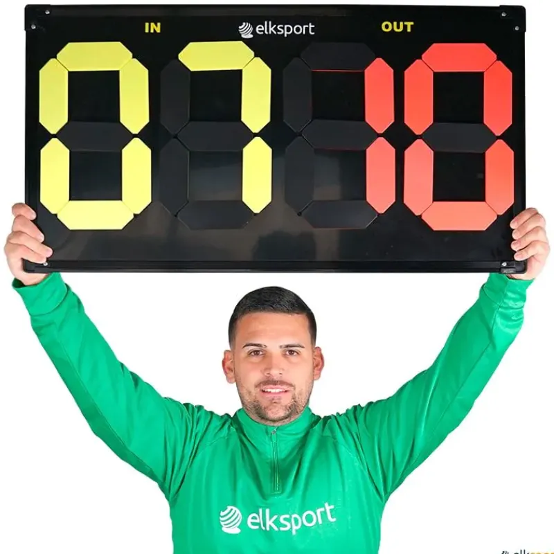 Elk Sport Marcador cambio de jugador reversible doble| Arbitraje Deportivo|Marcadores