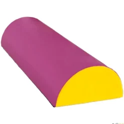 Medio cilindro de espuma forrada cosida| Formas Geométricas De Espuma|Figuras Espuma Psicomotricidad