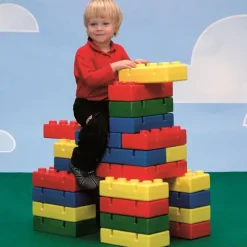 Italveneta Didattica Mega ladrillos (40 unidades)| Motricidad Fina|Arquitectura Infantil