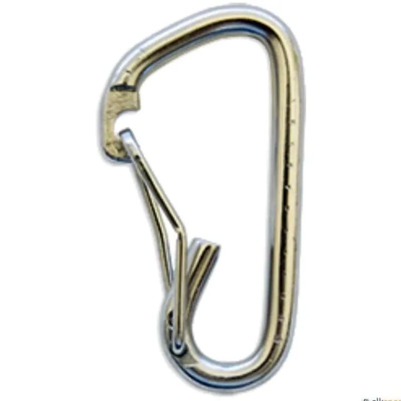 Mosquetón asimétrico acero inoxidable | Kit resistencia acuático| Entrenamiento Natación|Natación