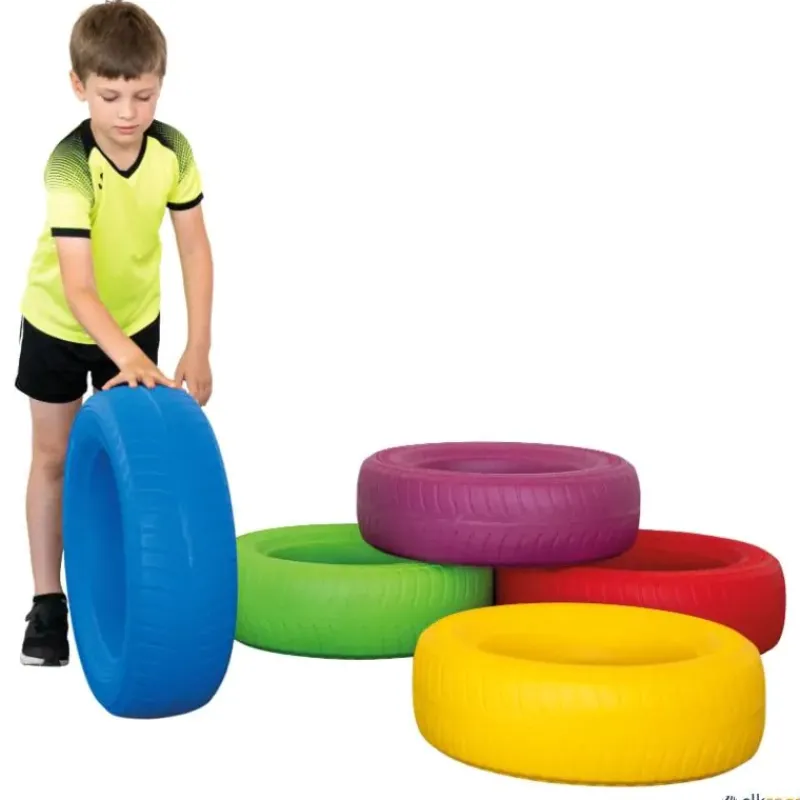 Elk Sport Neumáticos didácticos (5 unidades)| Kit De Motricidad