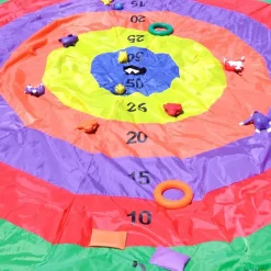 Elk Sport Paracaídas diana arcoíris| Juegos Cooperativos|Juegos Cooperativos