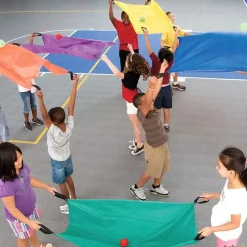 Elk Sport Paracaídas por parejas| Lanzamiento Y Recepción|Juegos Cooperativos