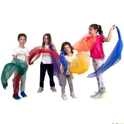 Elk Sport Pañuelos fantasía (6 unidades)| Música Y Actividades Expresivas|Expresión Corporal