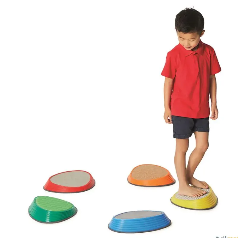 Gonge Piedras del río táctiles| Psicomotricidad|Juegos De Sensaciones Plantares Y Táctiles