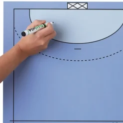 Pizarra enrollable magnética balonmano| Pizarras Tácticas Deportivas|Balonmano