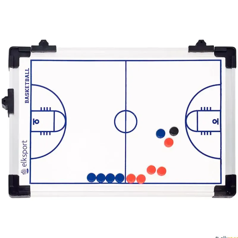 Elk Sport Pizarra magnética baloncesto | 45 x 30 cm| Pizarras Tácticas Deportivas|Baloncesto