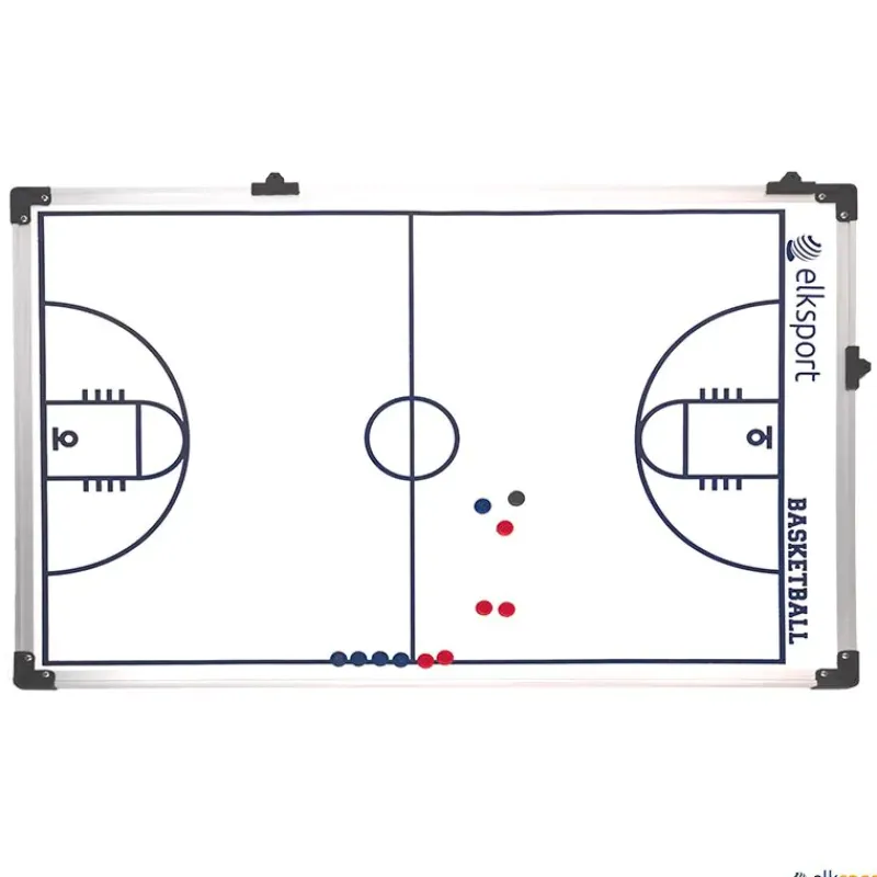 Elk Sport Pizarra magnética baloncesto | 90 x 60 cm| Pizarras Tácticas Deportivas|Baloncesto