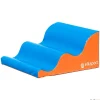 Elk Sport Rampa en ola doble de espuma forrada cosida| Formas Geométricas De Espuma|Figuras Espuma Psicomotricidad