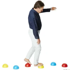 Gonge Semiesferas de equilibrio de plástico (6 unidades)| Psicomotricidad|Equilibrio