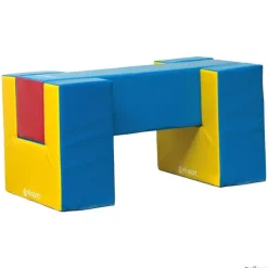 Elk Sport Soporte para súper paralelepípedo de espuma forrada cosida| Formas Geométricas De Espuma|Figuras Espuma Psicomotricidad