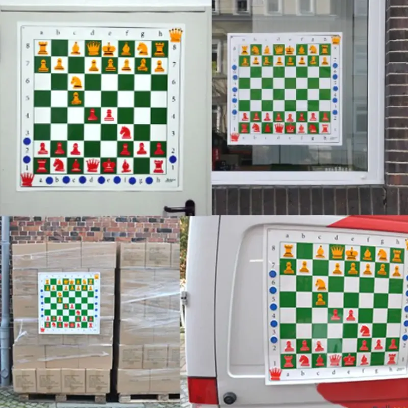Tablero ajedrez demostración autoadhesivo| Juegos De Mesa|Ajedrez