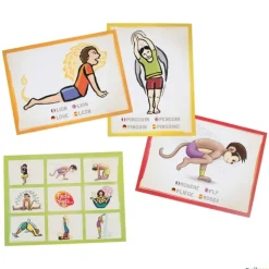 Tarjetas del profesor de posturas PedaYoga| PedaYoga