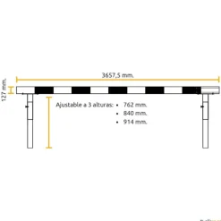 Vinex Valla de ría EPDM atletismo| Atletismo|Atletismo