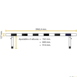 Vinex Valla obstáculo EPDM atletismo| Atletismo|Atletismo