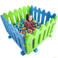 Vallas guardería plegables (4 unidades)| Mobiliario Infantil