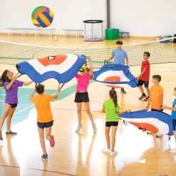 Elk Sport Voleibol con paracaídas| Lanzamiento Y Recepción|Juegos Cooperativos